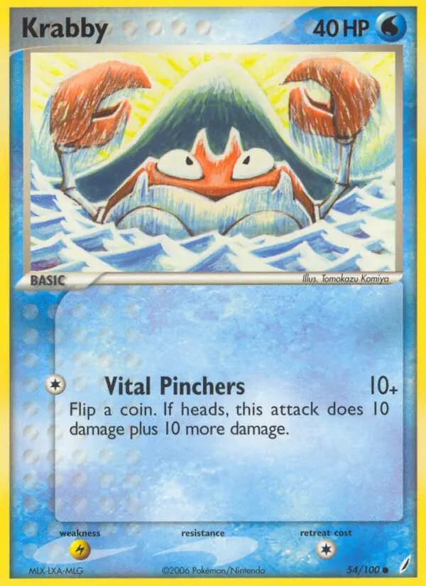 Krabby — Crystal Guardians card #54