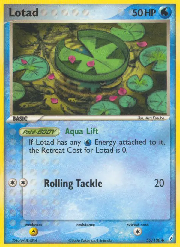 Lotad — Crystal Guardians card #55
