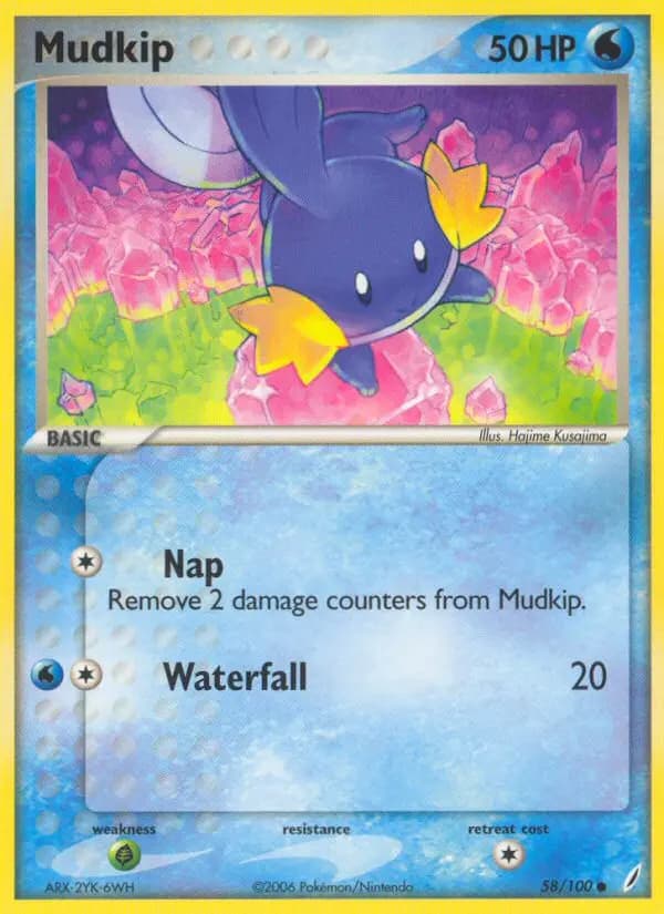 Mudkip — Crystal Guardians card #58