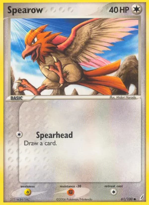 Spearow — Crystal Guardians card #61