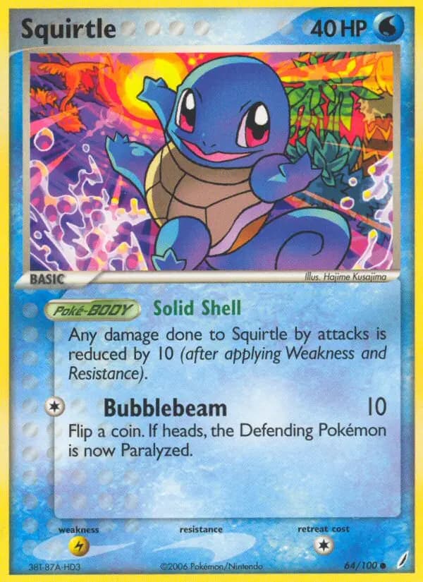 Squirtle — Crystal Guardians card #64