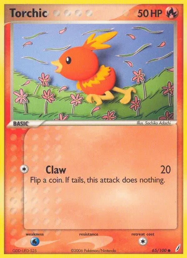 Torchic — Crystal Guardians card #65