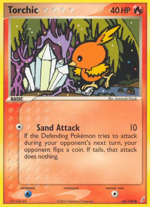 Torchic — Crystal Guardians card #66