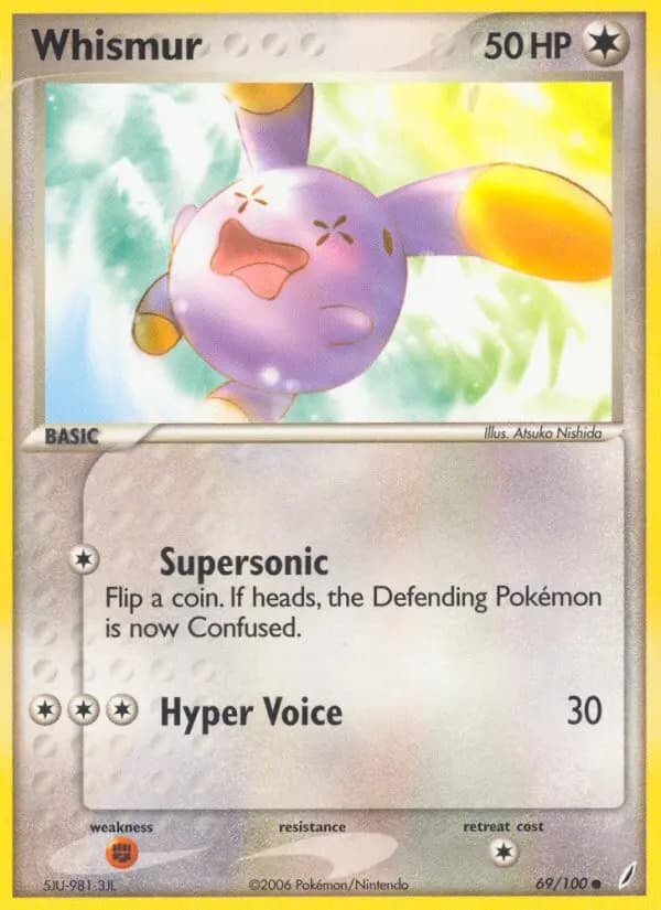 Whismur — Crystal Guardians card #69