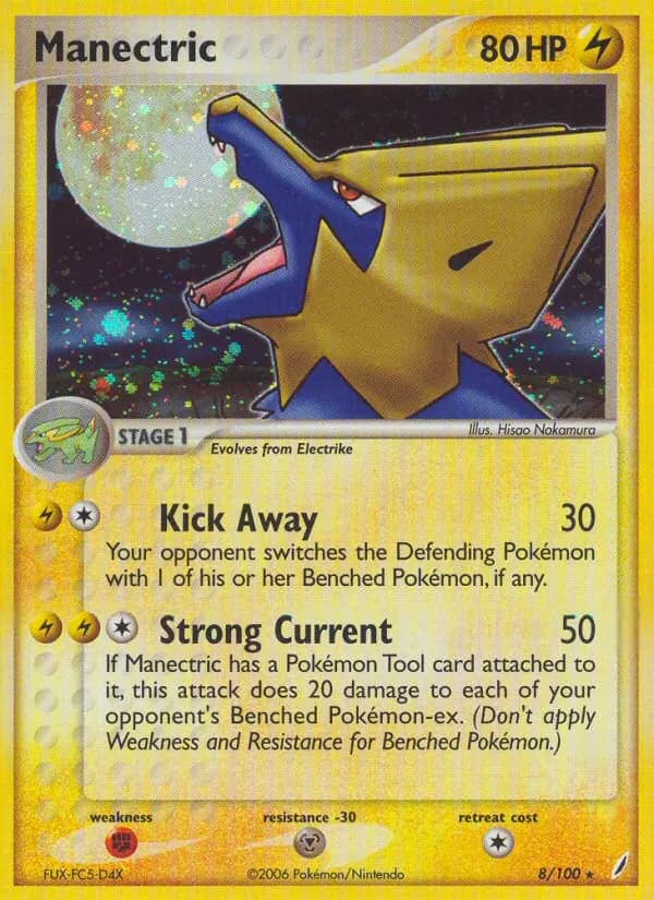 Manectric — Crystal Guardians card #8