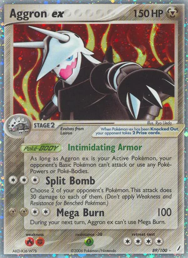 Aggron ex — Crystal Guardians card #89