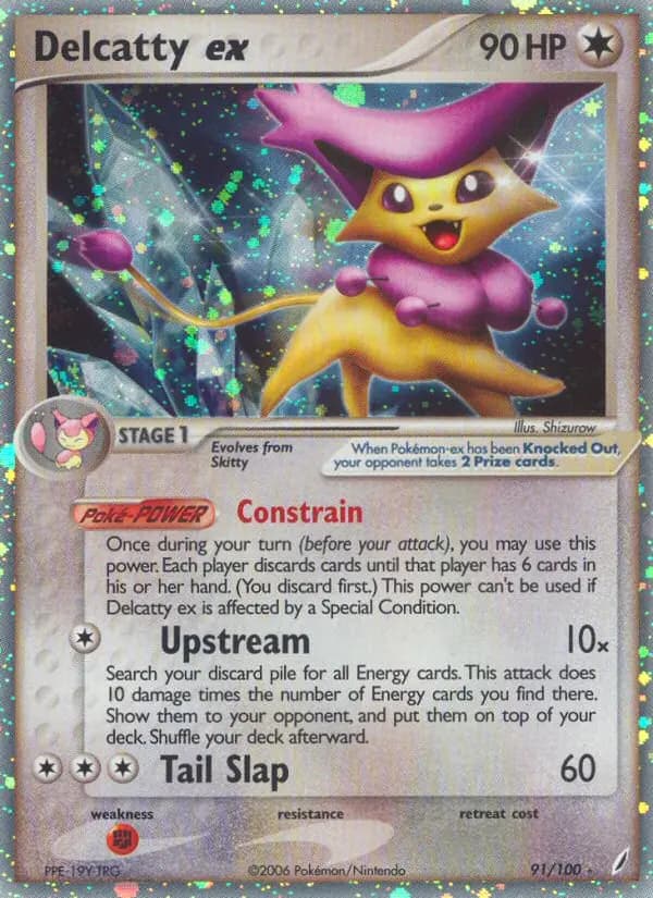 Delcatty ex — Crystal Guardians card #91
