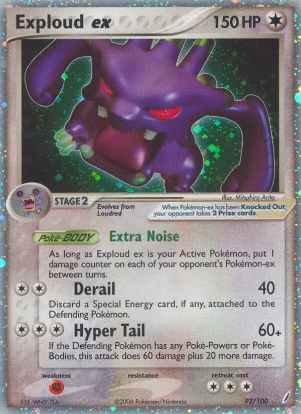 Exploud ex — Crystal Guardians card #92