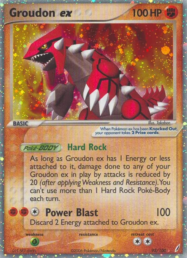 Groudon ex — Crystal Guardians card #93
