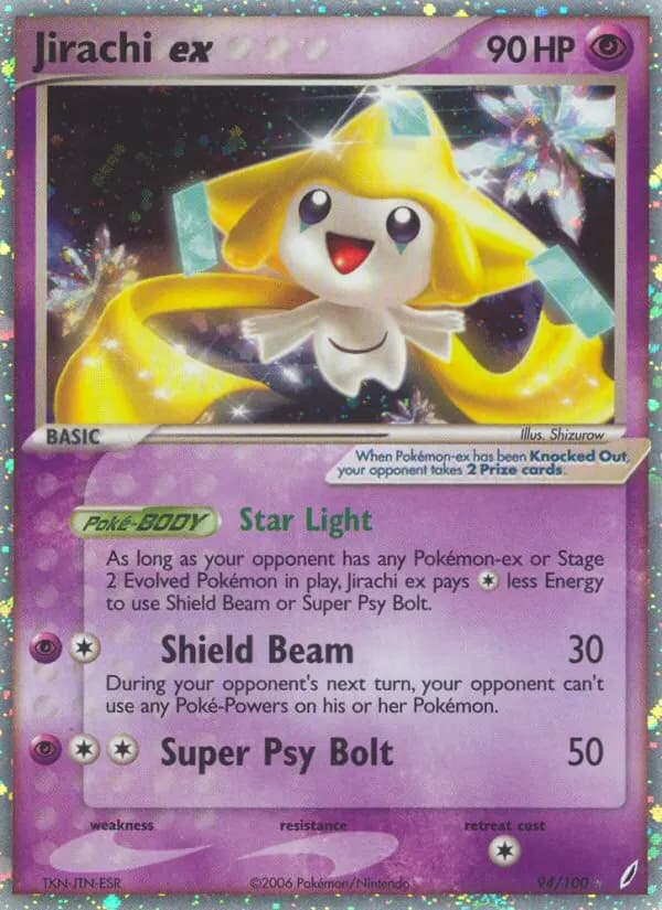Jirachi ex — Crystal Guardians card #94