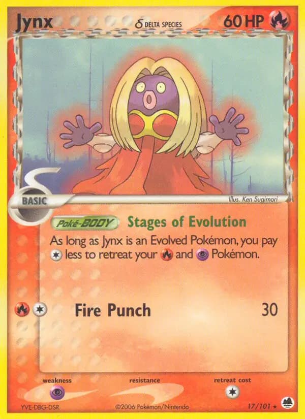 Jynx δ — Dragon Frontiers card #17