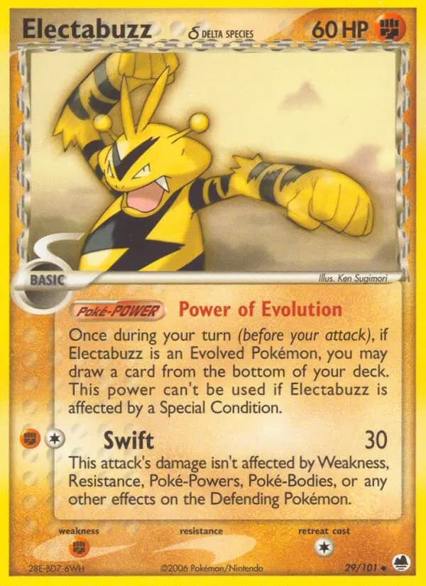 Electabuzz δ — Dragon Frontiers card #29