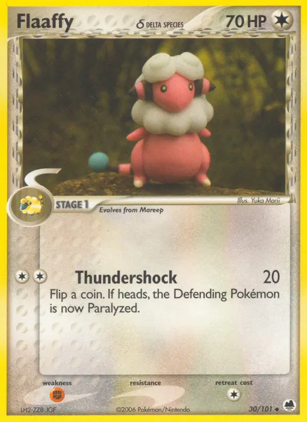 Flaaffy δ — Dragon Frontiers card #30