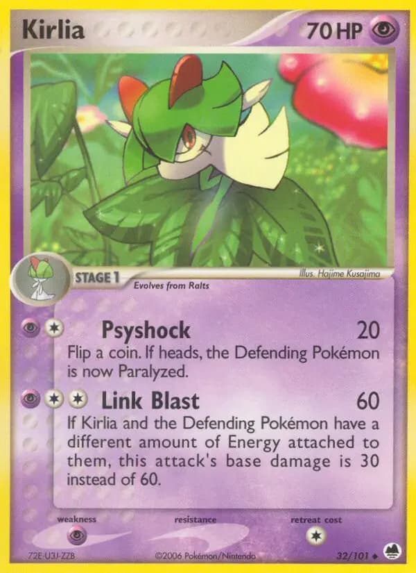 Kirlia — Dragon Frontiers card #32