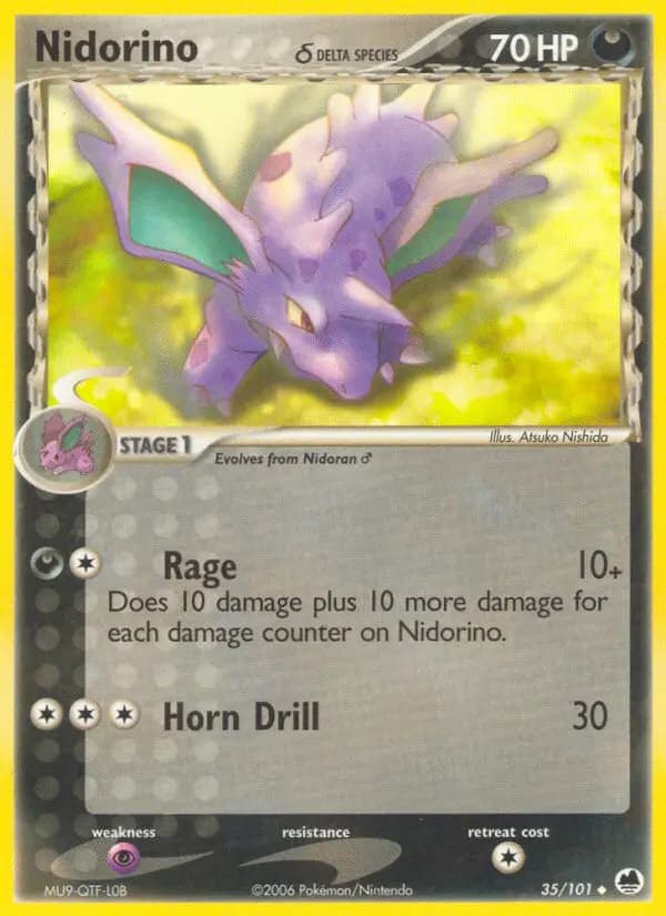 Nidorino δ — Dragon Frontiers card #35