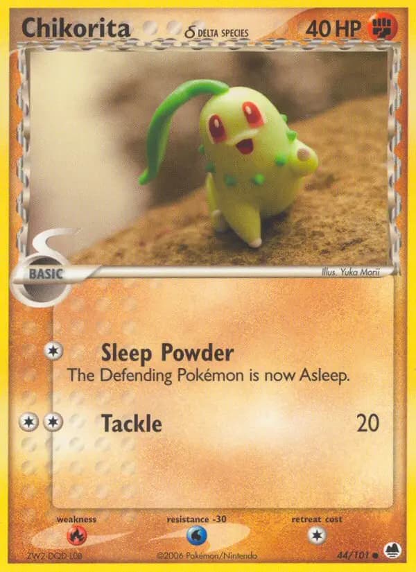Chikorita δ — Dragon Frontiers card #44