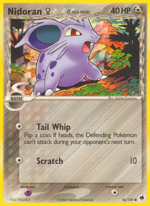 Nidoran♀ δ — Dragon Frontiers card #56