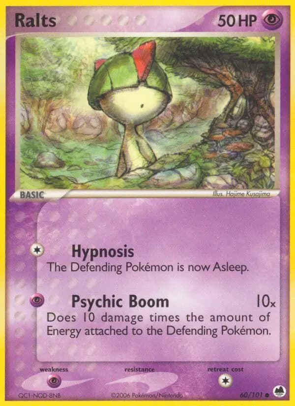 Ralts — Dragon Frontiers card #60