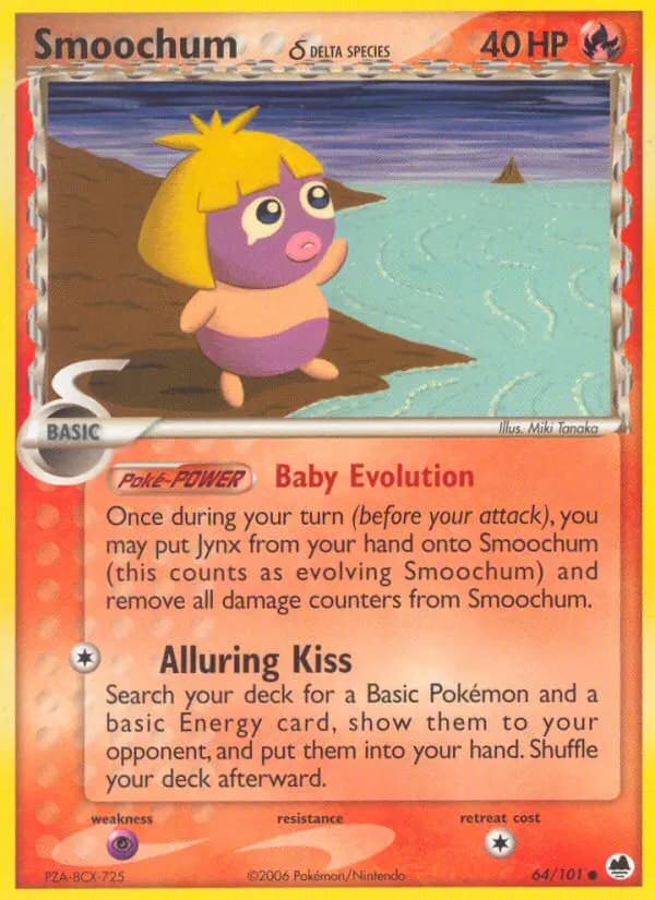 Smoochum δ — Dragon Frontiers card #64