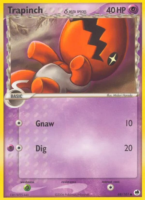 Trapinch δ — Dragon Frontiers card #68