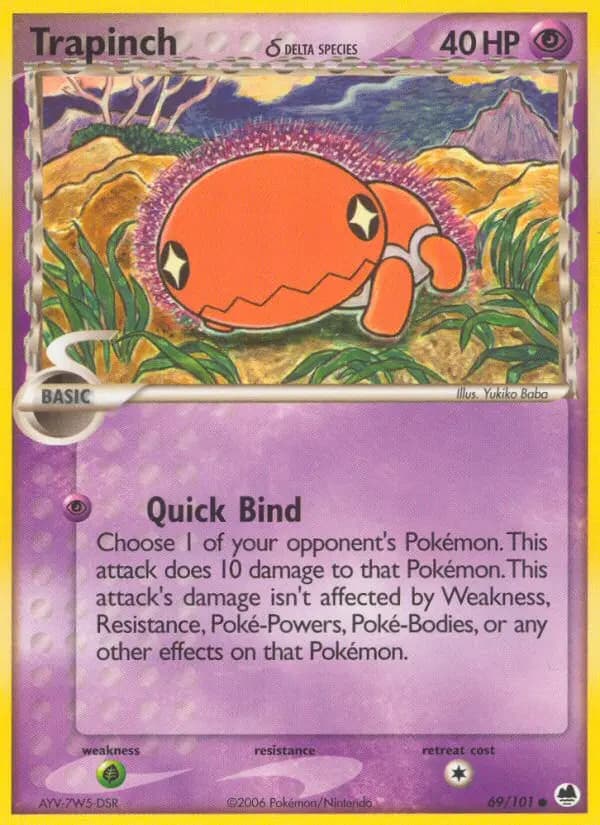 Trapinch δ — Dragon Frontiers card #69