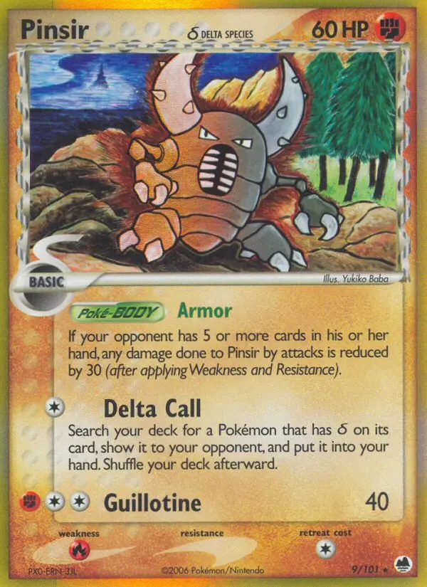 Pinsir δ — Dragon Frontiers card #9