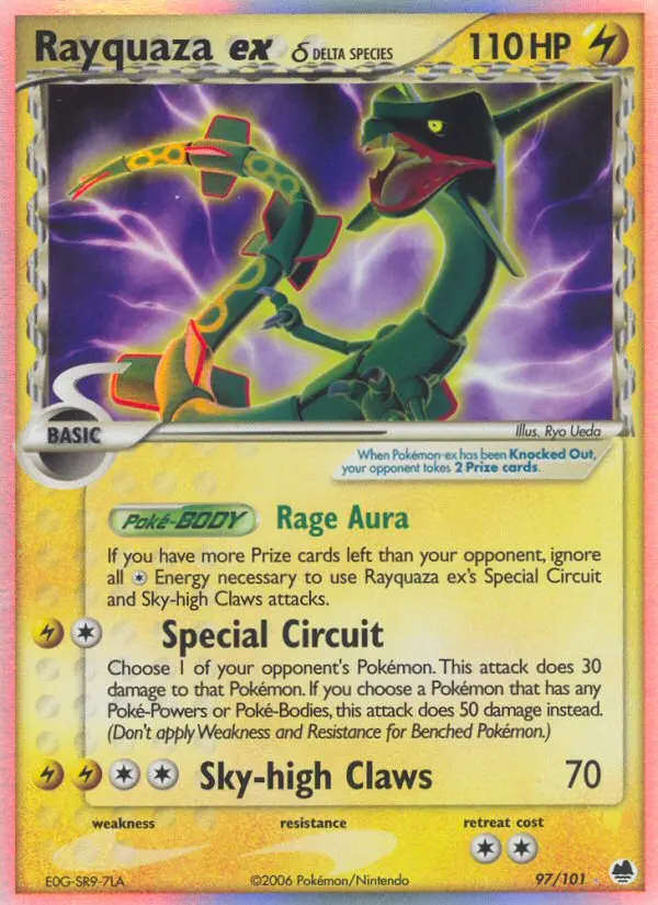 Rayquaza ex δ — Dragon Frontiers card #97
