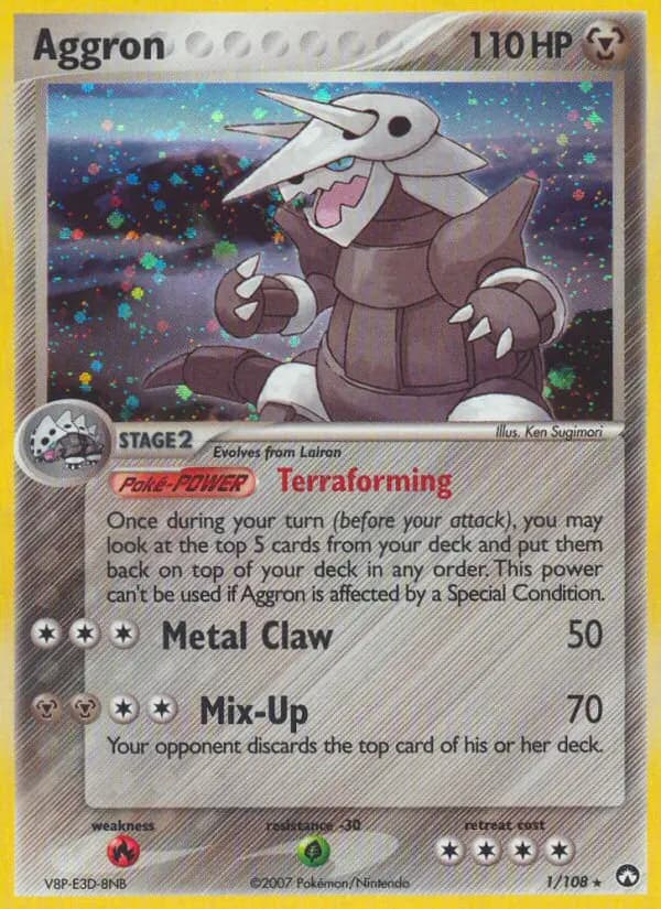 Aggron — Power Keepers card #1