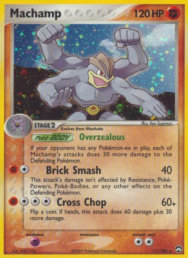 Machamp — Power Keepers card #11