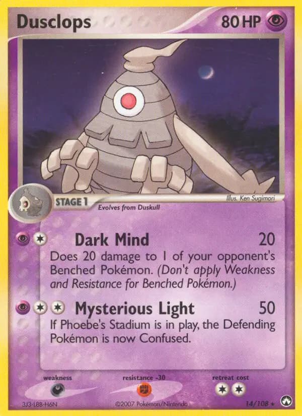 Dusclops — Power Keepers card #14