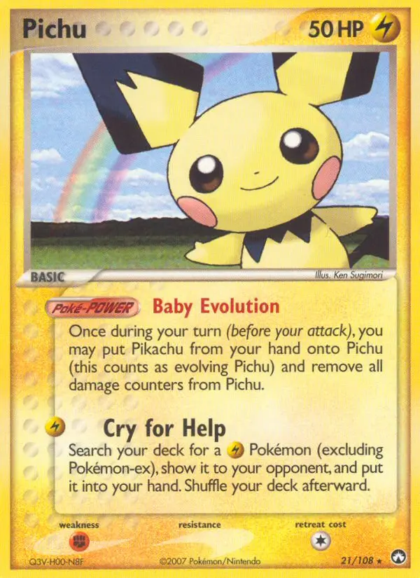 Pichu — Power Keepers card #21