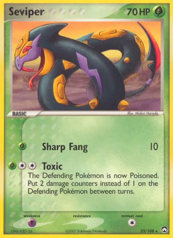 Seviper — Power Keepers card #23