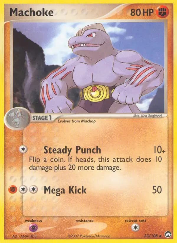 Machoke — Power Keepers card #33