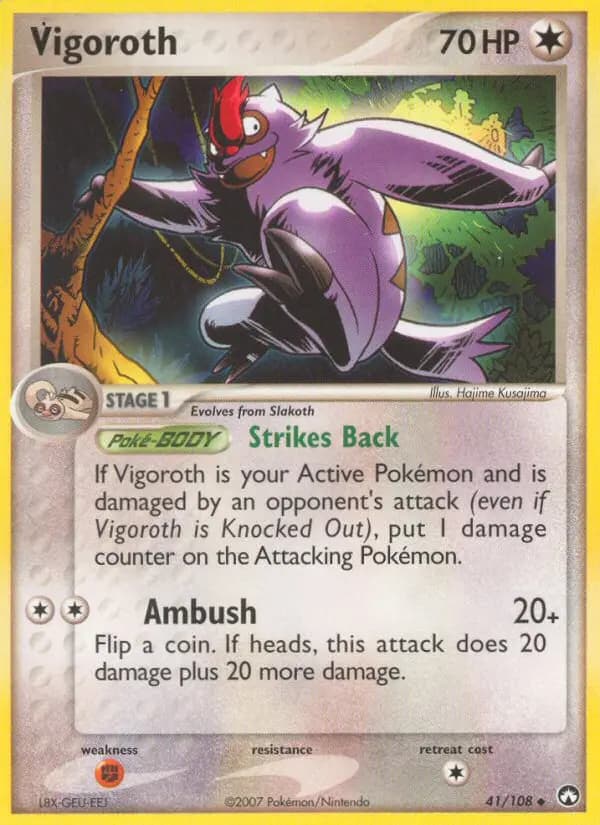 Vigoroth — Power Keepers card #41