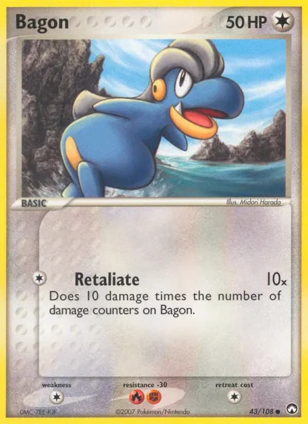 Bagon — Power Keepers card #43