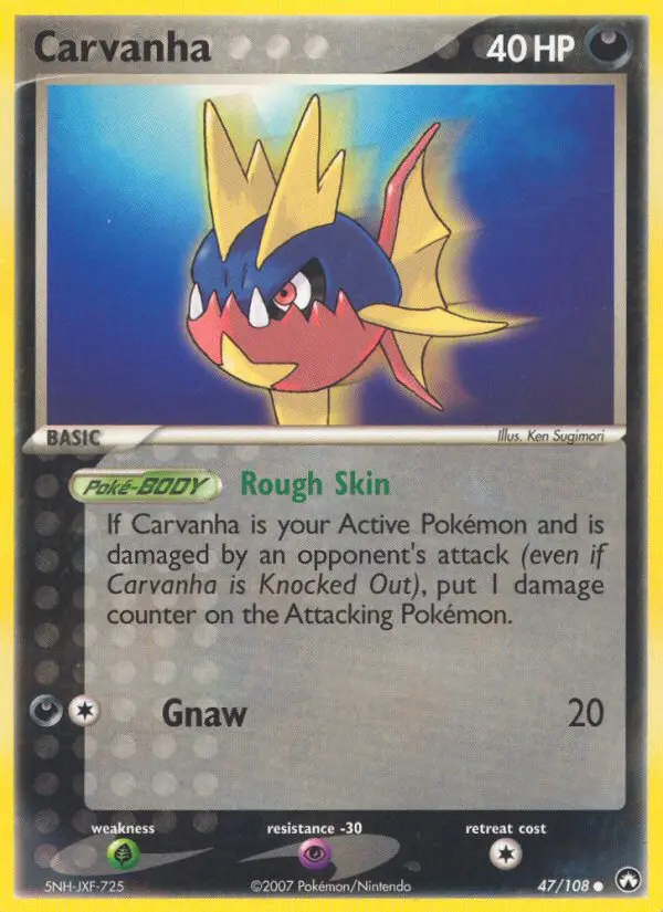 Carvanha — Power Keepers card #47