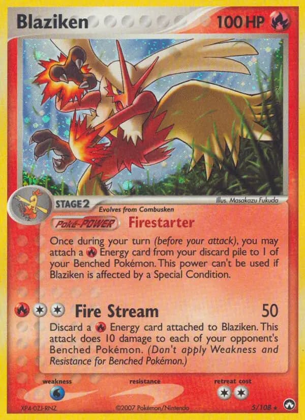 Blaziken — Power Keepers card #5