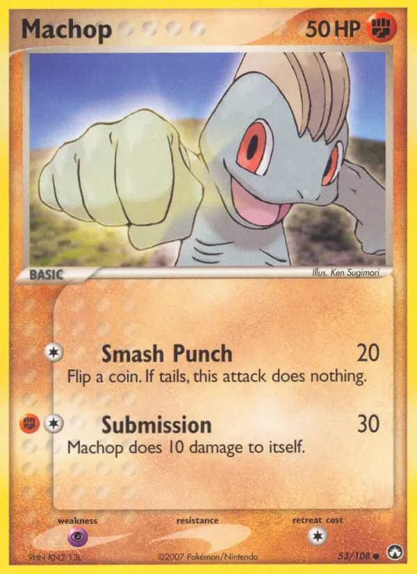 Machop — Power Keepers card #53