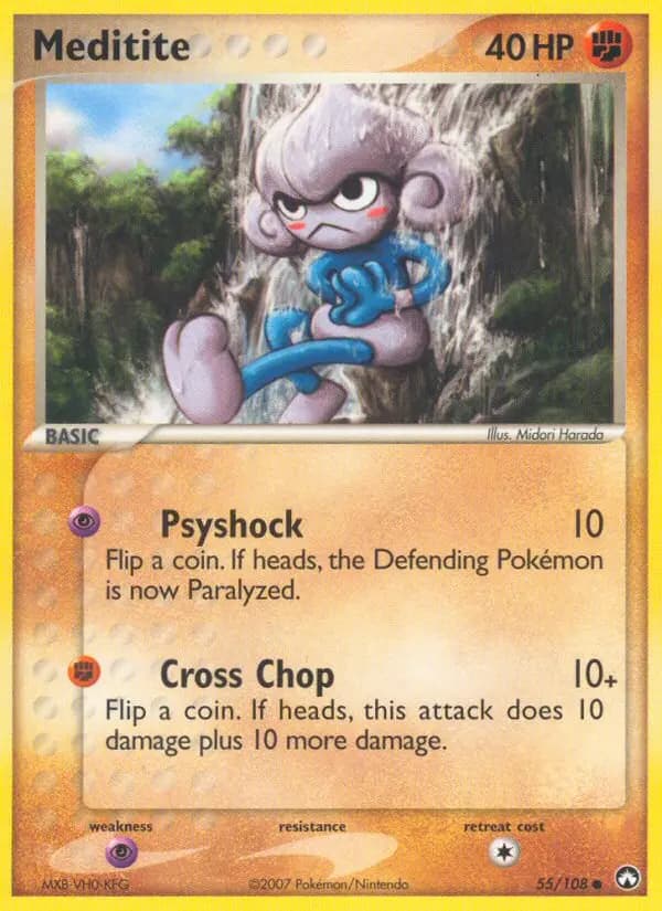 Meditite — Power Keepers card #55