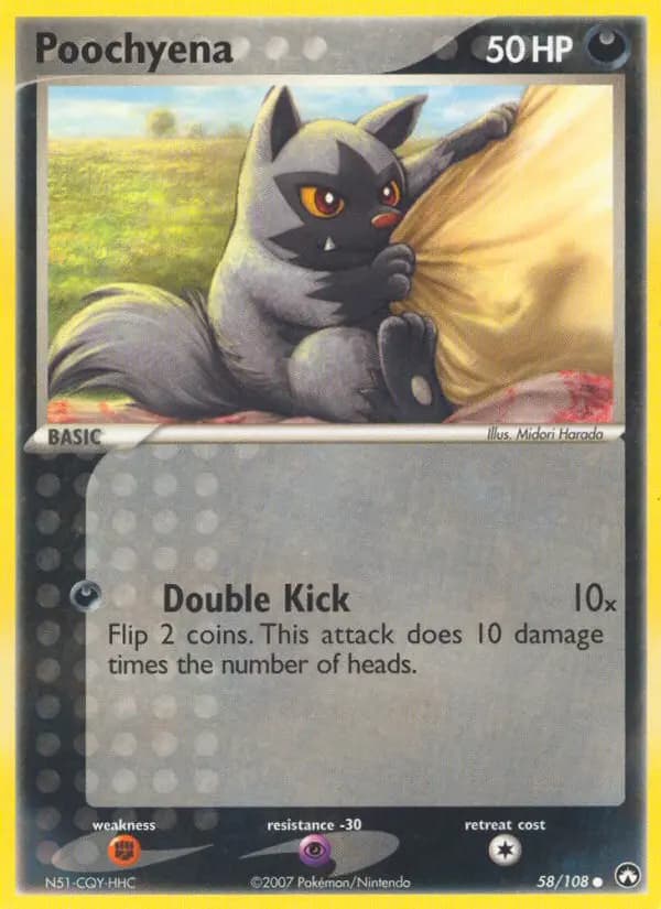 Poochyena — Power Keepers card #58