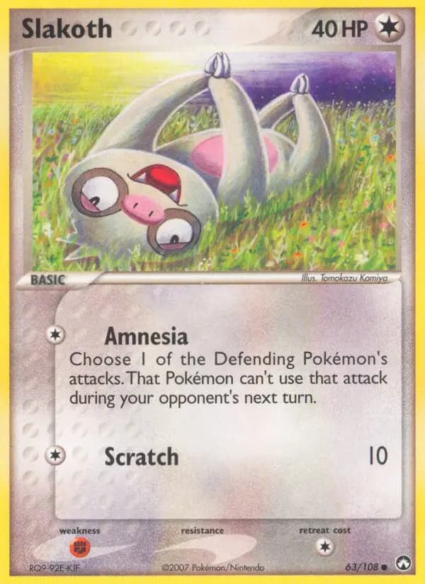Slakoth — Power Keepers card #63