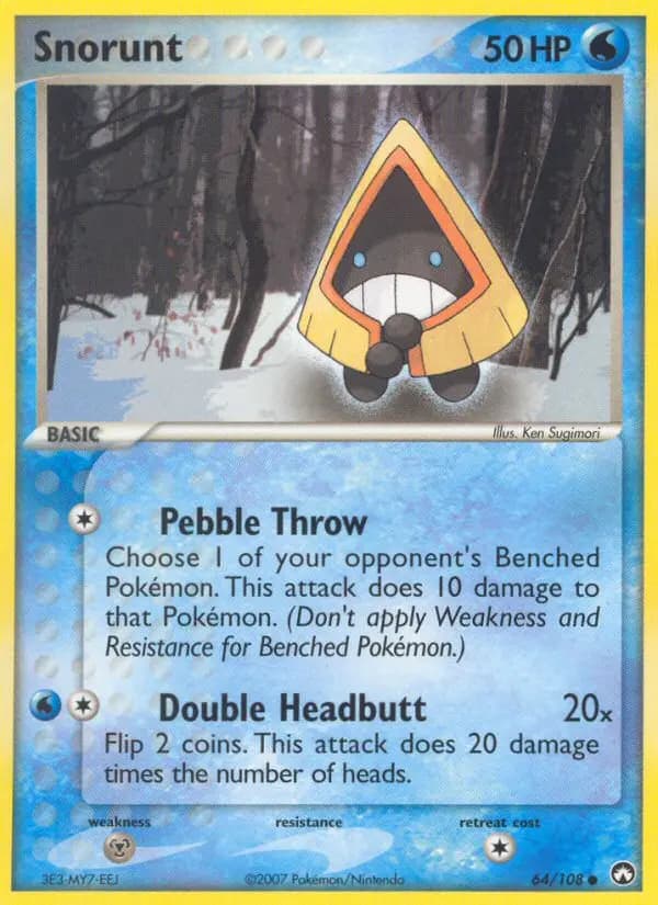 Snorunt — Power Keepers card #64