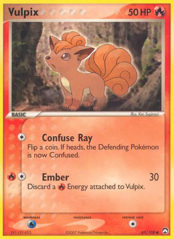 Vulpix — Power Keepers card #69