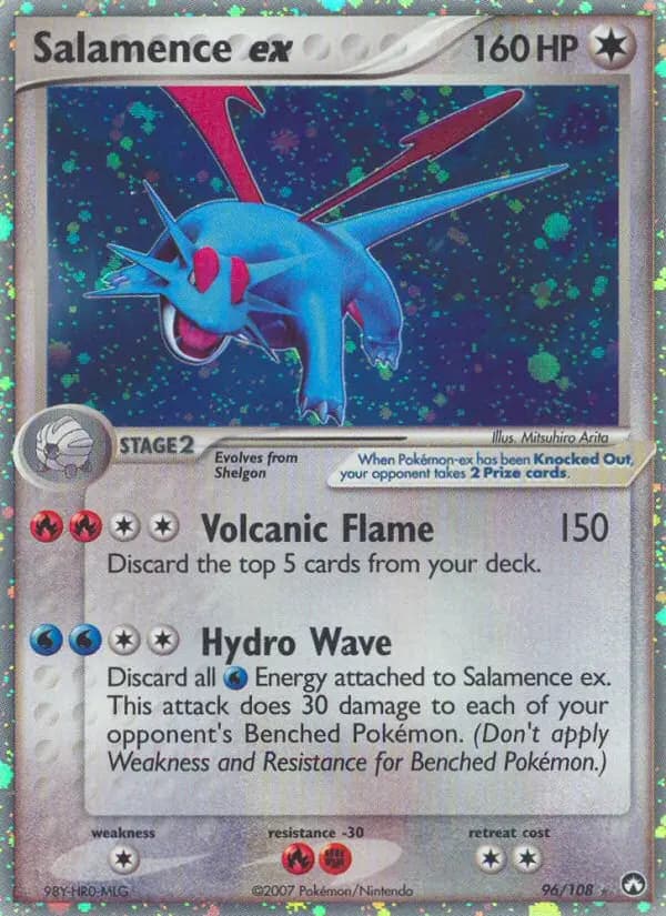 Salamence ex — Power Keepers card #96