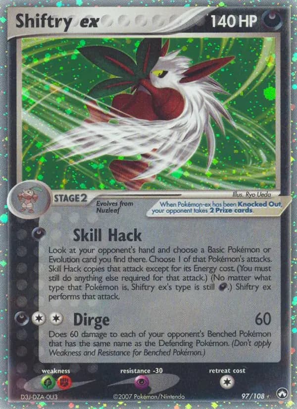 Shiftry ex — Power Keepers card #97