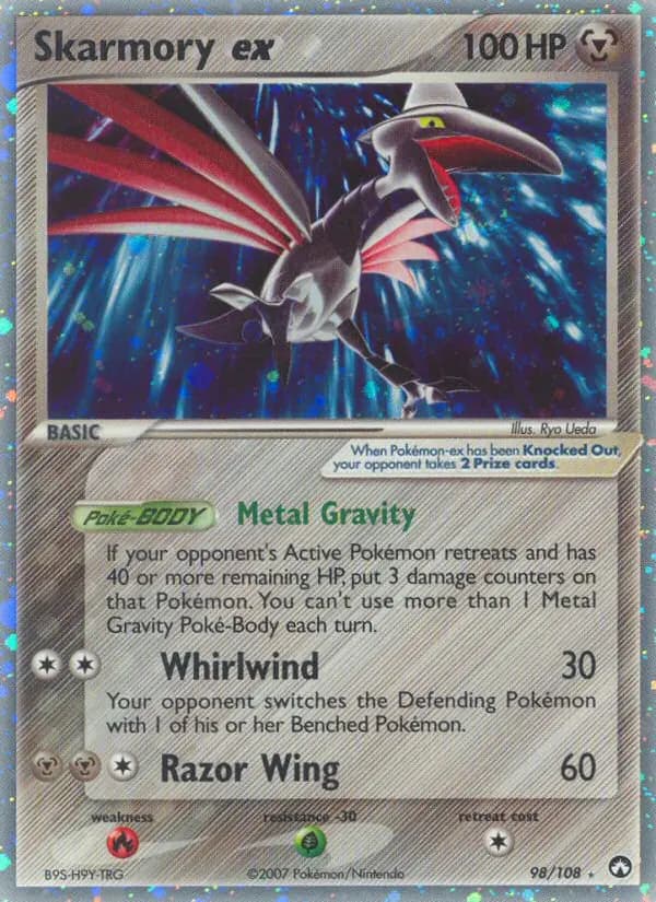 Skarmory ex — Power Keepers card #98
