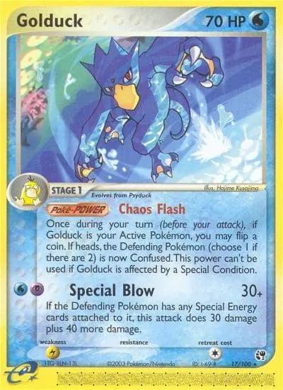 Golduck — Sandstorm card #17