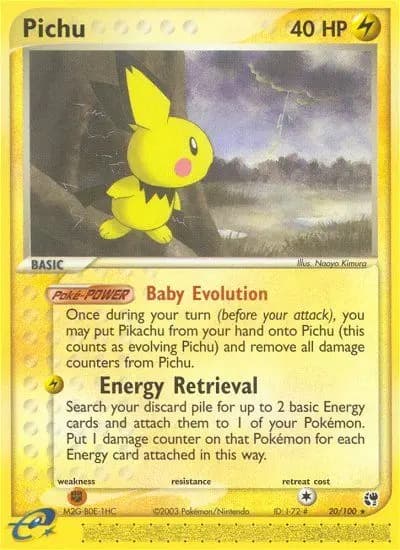 Pichu — Sandstorm card #20