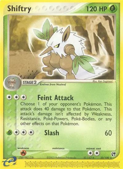 Shiftry — Sandstorm card #22