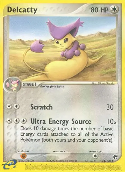 Delcatty — Sandstorm card #34